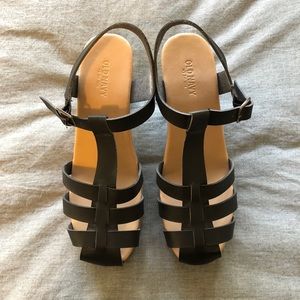 BLACK clogs OLD NAVY